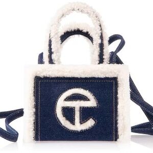 RARE denim telfar x ugg purse